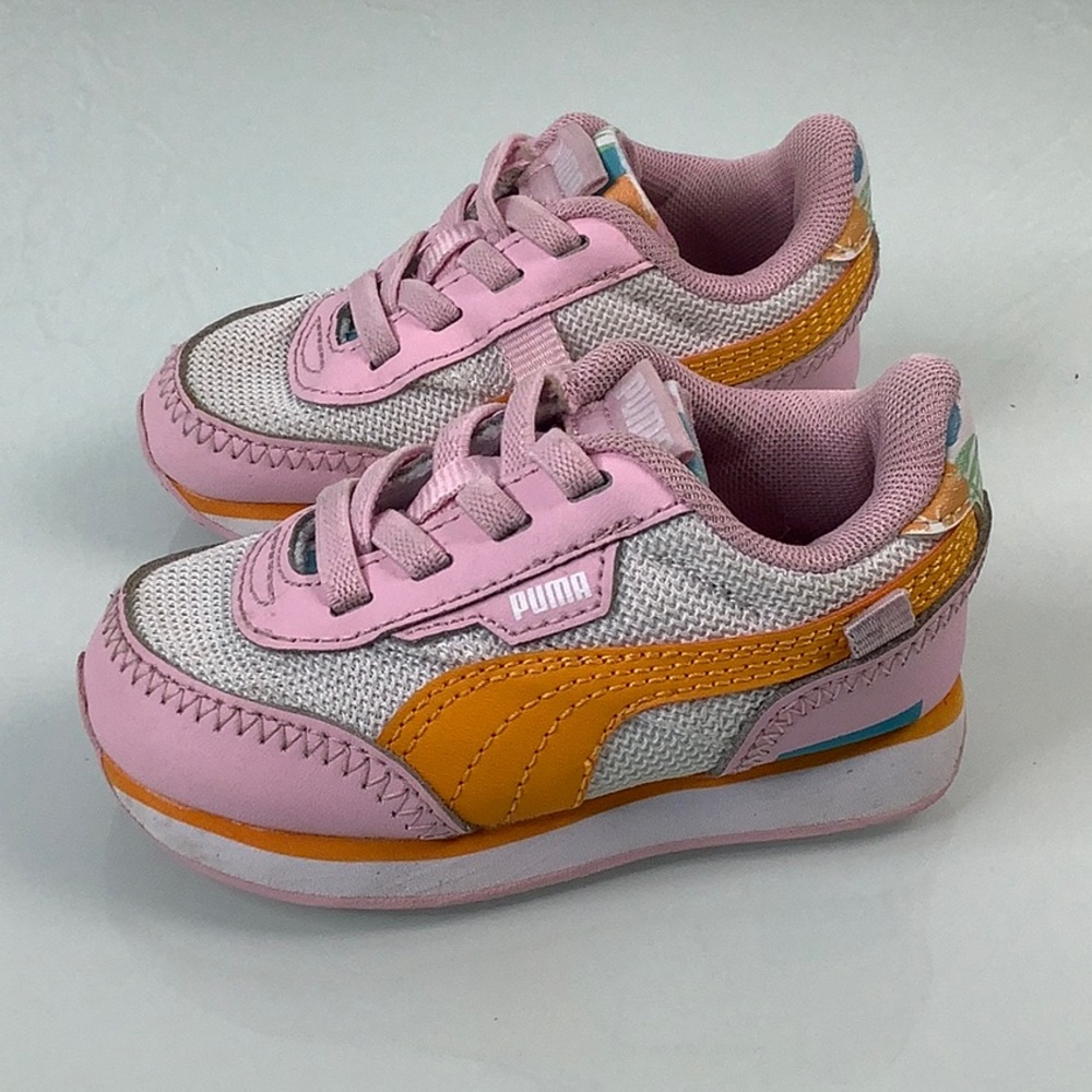 Puma Rider Runner slip on low tops sneakers toddler size 5C EUC